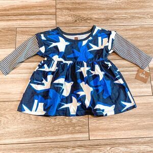 Tea Collection Bird Dress NWT! Size 3-6M